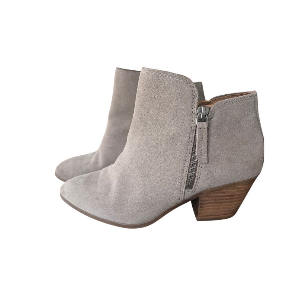 House of Harlow Rita Booties Size 7 Leather Suede Double Zipper
